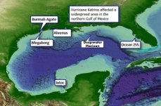 Significant oil spills in the Gulf of Mexico