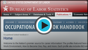 Launch "Occupational Outlook Handbook" video!