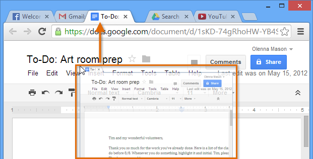 Screenshot of Google Chrome