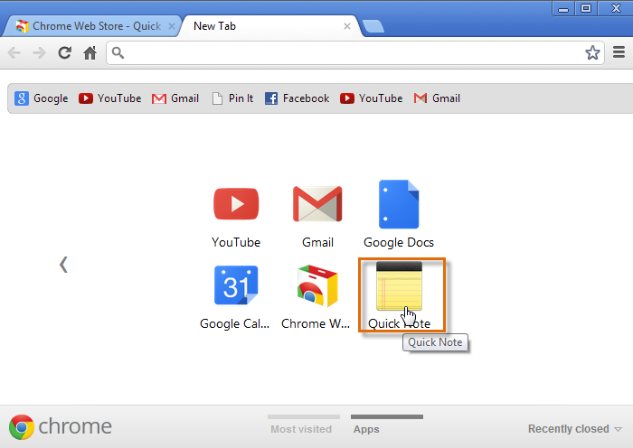 Screenshot of Google Chrome