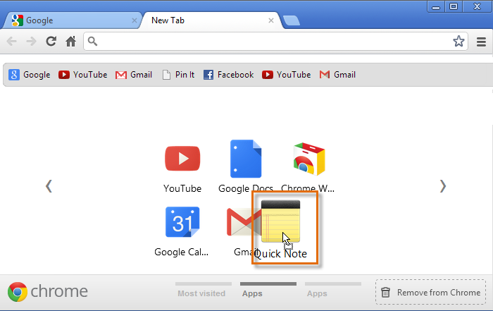 Screenshot of Google Chrome