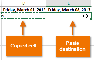 Screenshot of Excel 2013