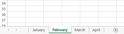 Screenshot of Excel 2013