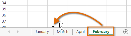 Screenshot of Excel 2013