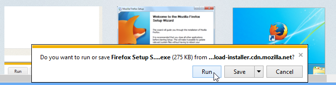 Screenshot of Firefox