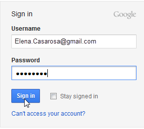 Screenshot of Gmail