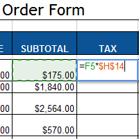 Screenshot of Google Spreadsheets