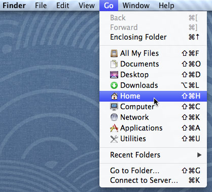 Screenshot of OS X Mavericks