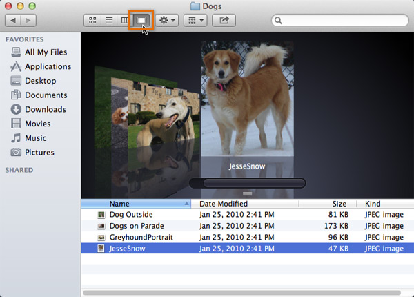 Screenshot of OS X Mavericks