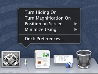 Screenshot of OS X Mavericks