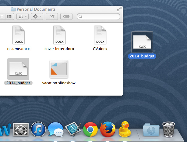 screenshot of OS X