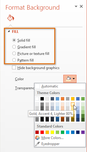 Screenshot of PowerPoint 2013