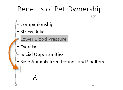 Screenshot of PowerPoint 2013