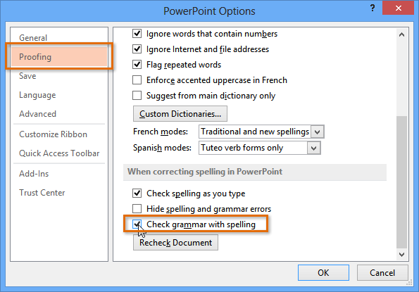 Screenshot of PowerPoint 2013