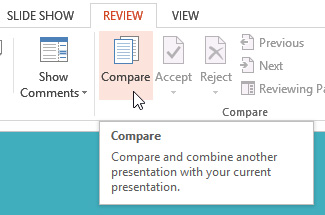 Screenshot of PowerPoint 2013