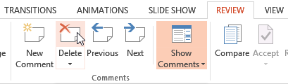 Screenshot of PowerPoint 2013