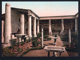 Rome. Peristyle of the House of Vetti, Pompeii, Italy.