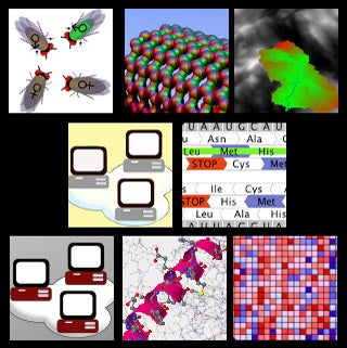 A collage of graphical icons representing software tools.