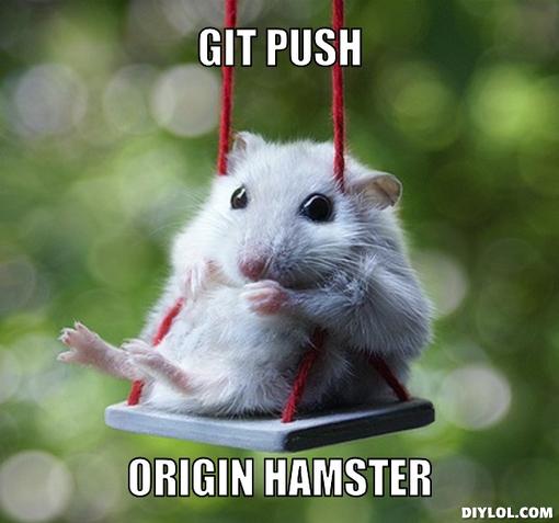 Git Push Origin Hamster