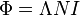 \Phi = \Lambda NI