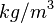 kg/m^3