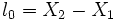 l_0=X_2-X_1