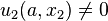u_2(a,x_2) \ne 0