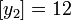[y_{2}] = 12