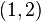  (1,2)