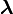 \boldsymbol{\lambda}\,