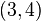 (3,4)