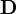 \mathbf{D}\,