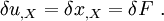 
\delta u_{,X} = \delta x_{,X} = \delta F ~.
