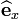 \widehat{\mathbf{e}}_x
