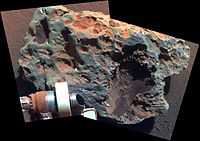 Block Island meteorite color close-up (PIA12193).jpg