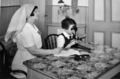 Queensland State Archives 2828 Eye testing with the School Health Services October 1946.png