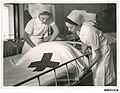 Two nurses on board hospital ship TSS ORANJE II, June 1941.jpg