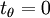 t_{\theta} = 0