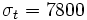 \sigma_t=7800