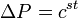 \ \Delta P=c^{st} 