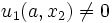 u_1(a,x_2) \ne 0